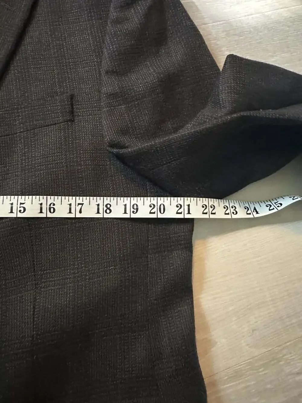 Lauren Ralph Lauren Men's Brown Lambswool Two Button Blazer Sport Coat